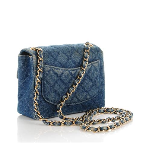 chanel denim bag mini|chanel denim crossbody bag.